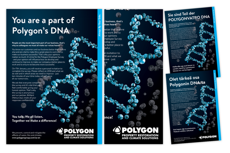 Polygon Group - A4 Employee engagement poster