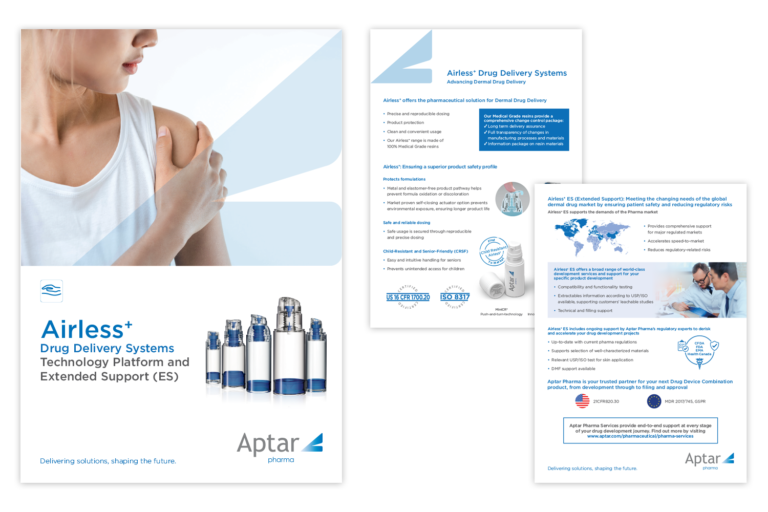 Aptar pharma - Airless+ product brochure