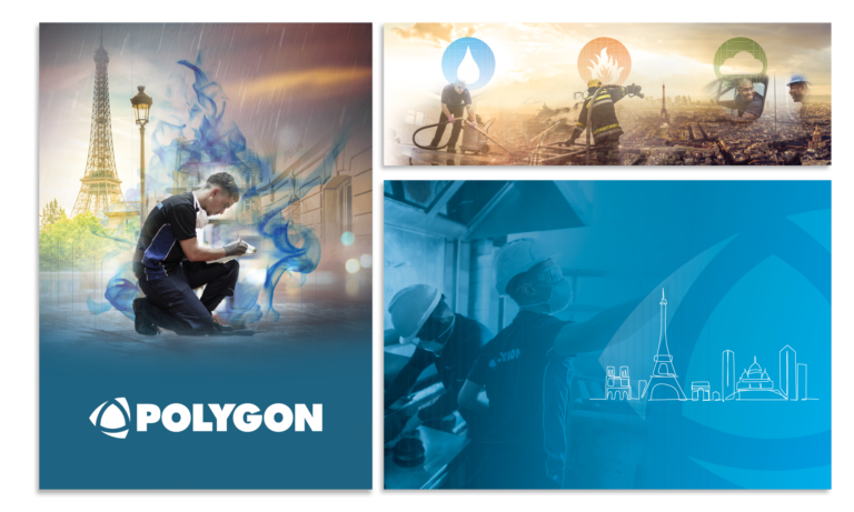 Polygon France office graphics internal