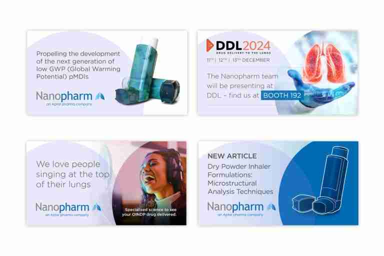 Nanopharm Social Media posts